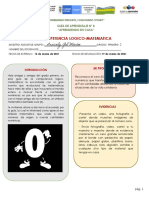 Guía 8 - Competencia Lógico-Matemática - Grado Primero