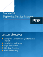 Deploying Service Manager