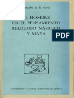 El Hombre en El Pensamiento Religioso Nahuatl y Maya