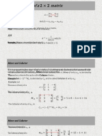 Determinant of A Matrix