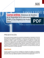 Curso "SGSI ISO 27001 y LOPD"