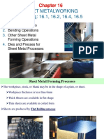 12 - Sheet Metalworking (Chapter 16)