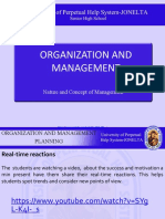 Organization and Management