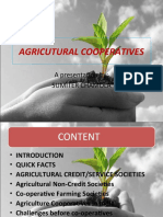 Agricutural Cooperatives: A Presentation By: Sumiter Chamola