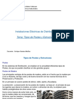 Modulo 6. Instalaciones Eléctricas Industriales Tipos de Postes y Estructuras