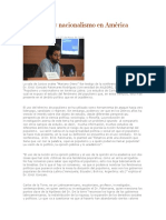 Populismo y Nacionalismo en América Latina