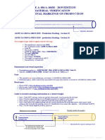 Co ., LT D.: ASME A-106/A-106M - 2019 EDITION Material Verification The Original Markings On Production