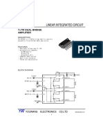 UTC7266 Linear Integrated Circuit: 7+7W Dual Bridge Amplifier