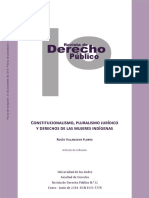 Público: Constitucionalismo, Pluralismo Jurídico y Derechos de Las Mujeres Indígenas