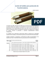 Criterios de Elección de Fusibles para Protección de Transformadores