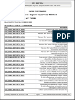 Self Diagnosis - Trouble Codes (M57)