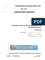 Laboratory Manual: Analogue and Digital Communication Lab