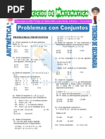 Problemas Con Conjuntos para Tercero de Secundaria