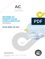 Perspectiva Agroclimática Semanal.