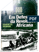 FANON, Frantz. em Defesa Da Revolução Africana