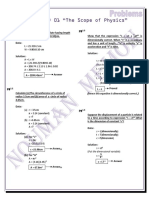 Chapter#01 The Scope of Physics Problems