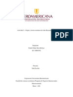 Actividad 2 - Origen y Teoría Económica de John Maynard Keynes - DanielFelipeDazaRobayo