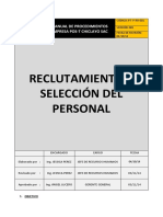 Formato Procedimiento Reclutamiento y Seleccion