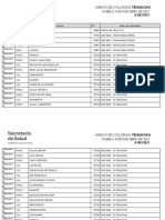 Vacunación Segunda Dosis Tehuacán