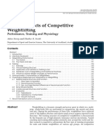 Aspectos Únicos Del Levantamiento de Pesas Competitivo, Rendimiento, Entrenamiento y Fisiología. Medicina Deportiva - Storey2012