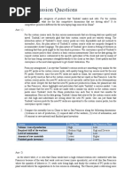 Case Discussion Questions: Criteria China Plant San Francisco Plant