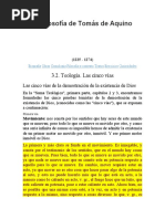 Las 5 Vias de San Tomas de Aquino, Pruebas de La Existencia de Dios