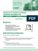 Nursing Informatics: Bachelor of Science in Nursing