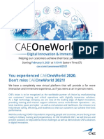 You Experienced Caeoneworld 2020. Don'T Miss Caeoneworld 2021!