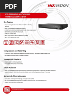 iDS-7200HQHI-M1/S SERIES Turbo Acusense DVR: Key Feature