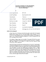 Civil Aviation Authority of The Philippines Aircraft Accident Investigation and Inquiry Board Aircraft Accident Report