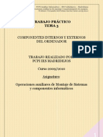 Tema 3 - Componentes Internos y Externos Del Ordenador