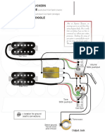 2 Humbuckers 1 Tone 3 Way Toggle: Coil Split