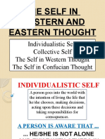 The Self in Western and Eastern Thought