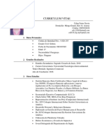 Curriculum Vitae: 1. Datos Personales