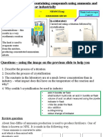 NH (Aq) + Hno (Aq) NH No (Aq) Ammonia + Nitric Acid Ammonium Nitrate