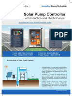 FRENIC Solar Pump Controller: Compatible With Induction and PMSM Pumps