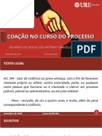 Coação No Curso Do Processo