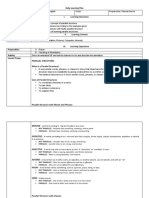 Daily Learning Plan - EnGLISH Grade 8 - Parallel Structures