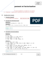 Chap 08 - Développement Et Factorisation