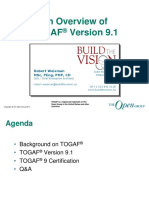 An Overview of Togaf: Robert Weisman MSC, Peng, PMP, CD