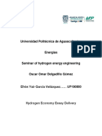 Universidad Politécnica de Aguascalientes: Hydrogen Economy Essay Delivery