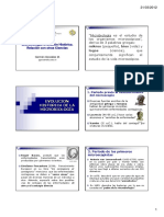 Tema 1 Evolucion y Campos de La Microbiologia