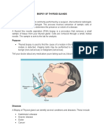 Biopsy of Thyroid Glands