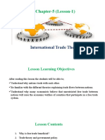 Chapter-5 (Lesson-1) : International Trade Theory