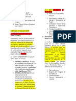 Esq. Sistema de Selección: Paralelo Carrera Adm y Carrera Judicial