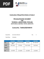 Prequalification of Techlab Rev 0