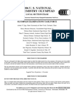 2006 U. S. National Chemistry Olympiad: Local Section Exam