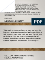 Cellular Neurochemistry and Nueral Membranes - Part 1