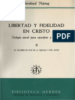 Häring, Bernhard - Libertad y Fidelidad en Cristo CAP. X