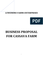 Business Proposal For Cassava Farm: Luwemimo Farms Enterprises